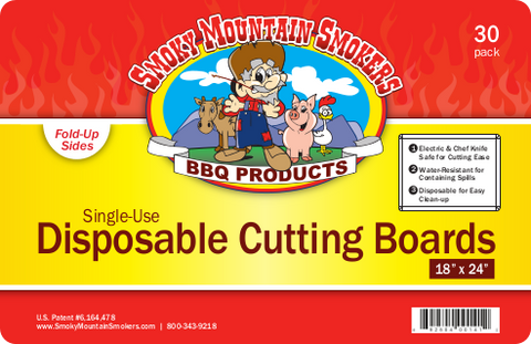 Accessories: 18x24- 30 Count Disposable Cutting Boards (will ship se –  Atlanta BBQ Store